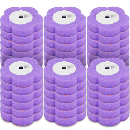 24/72Pcs Disposable Toilet Brush Long Handle Wall-Mounted Wc Cleaning Tool Kit with Replaceable Brush Head Bathroom Accessories